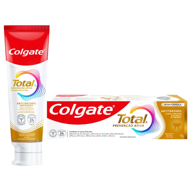 Creme Dental Colgate Total 12 Anti-Tártaro 90g