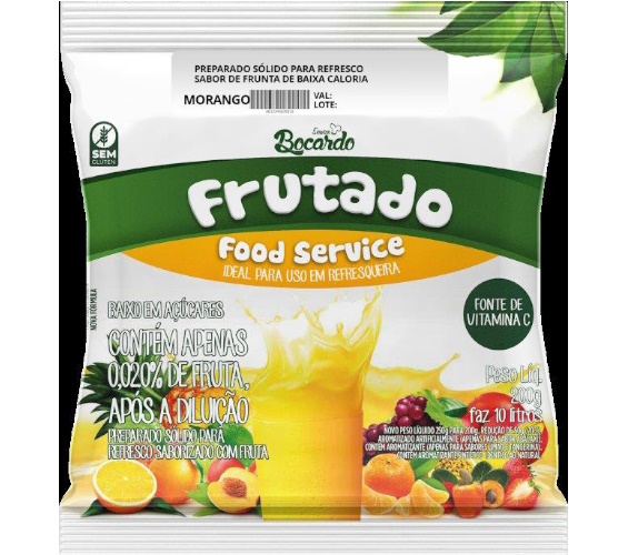 REFRE FRUTADO MORANGO ADOCADO -1X1 250G