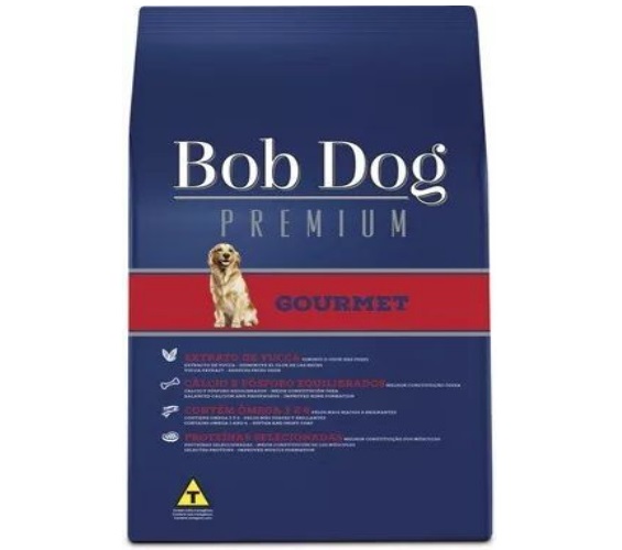 Ração Bob Dog Premium Gourmet 7KG