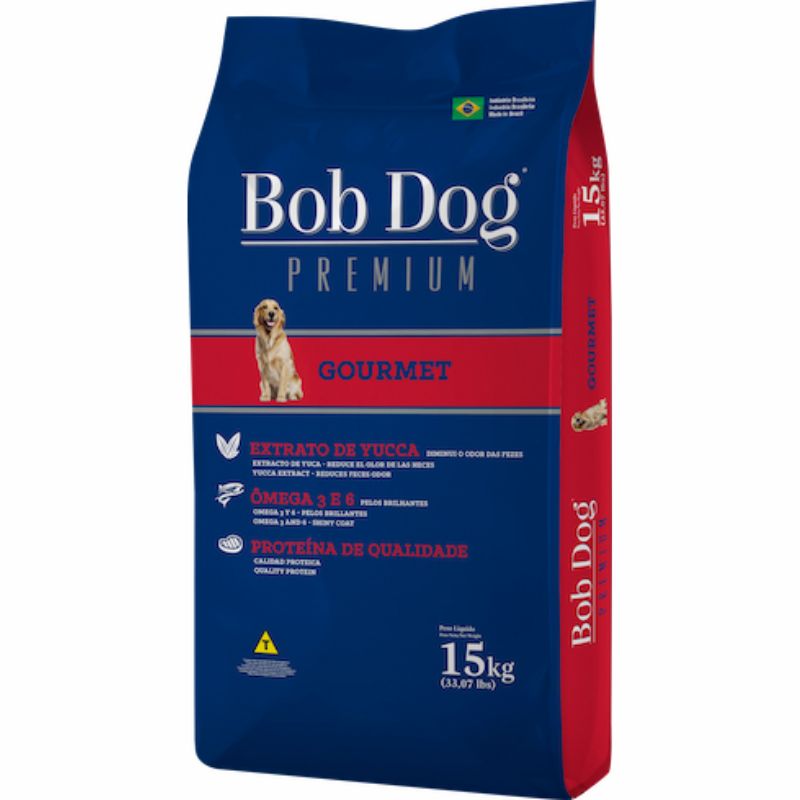 RACAO BOB DOG GOURMET PREM -1X1 15KG