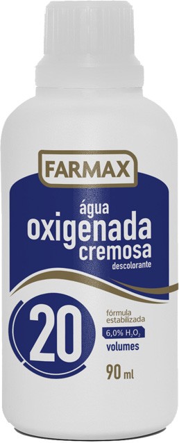 Água Oxigenada FARMAX Cremosa 20 Volumes 90ml