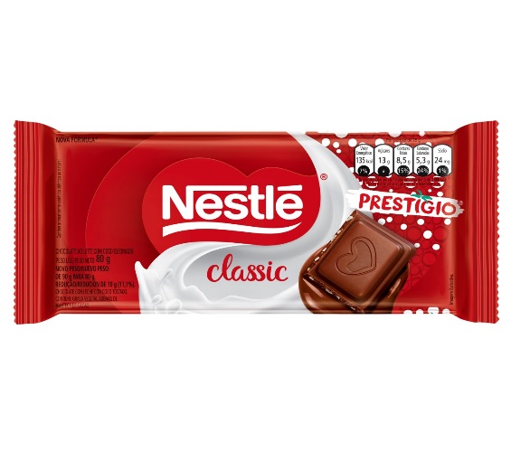 Chocolate Nestlé Classic Prestígio 80g