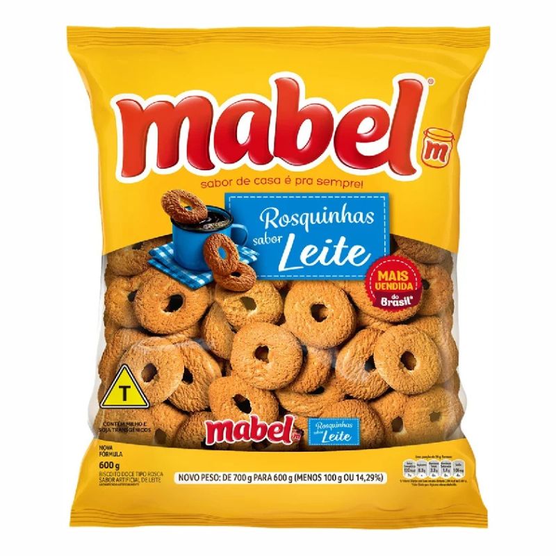 Biscoito Mabel Rosquinha De Leite