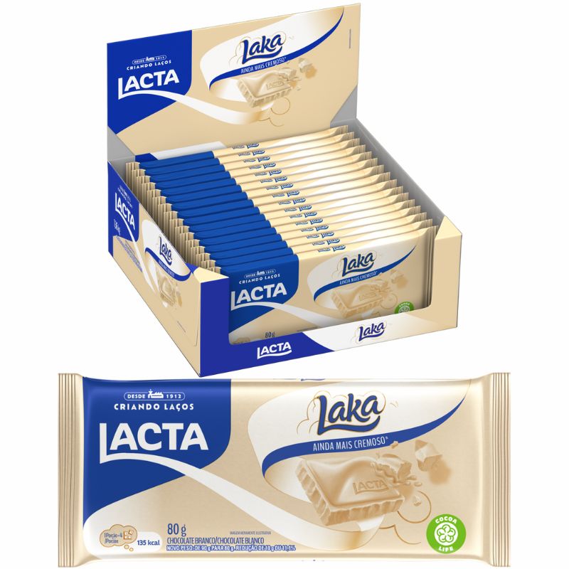 Chocolate Branco Lacta Laka