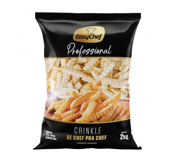 Batata Easychef Crinkle Congelada Professional 2Kg