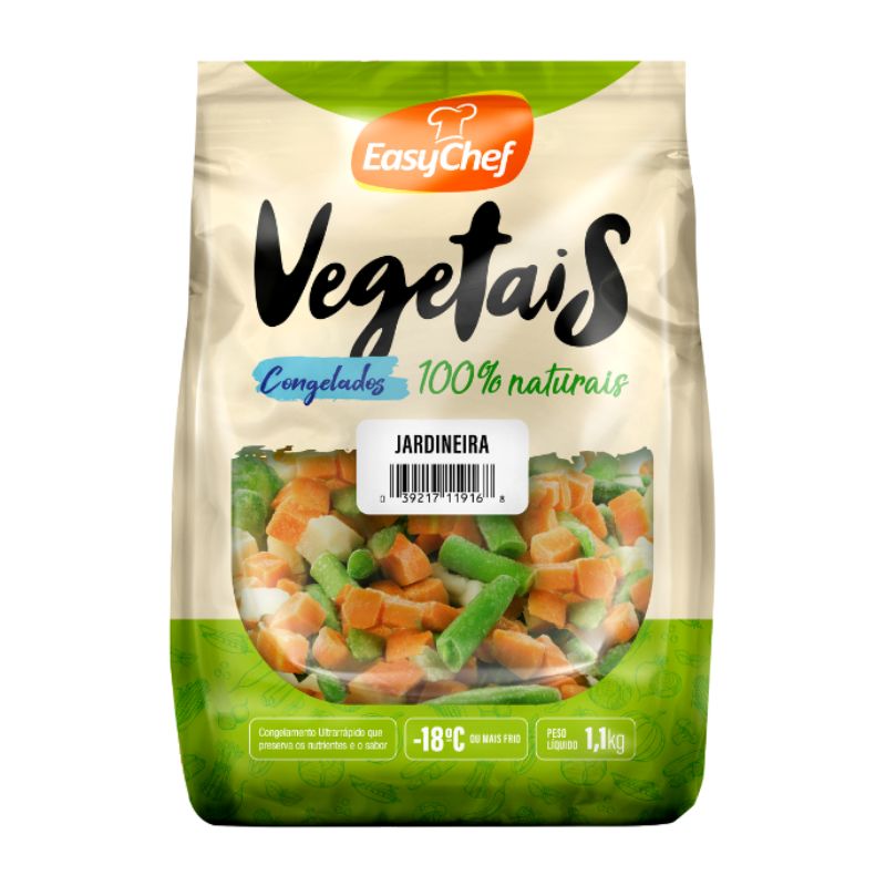 Vegetais Easychef Jardineira Congelado 1,1kg