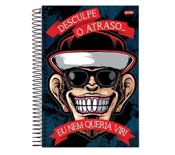 CADERNO JANDAIA ESP UNI CD INSANO 15 MT