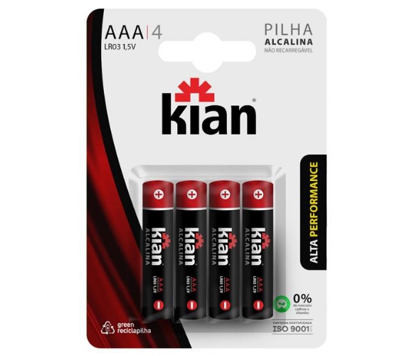 PILHA ALC KIAN AAA