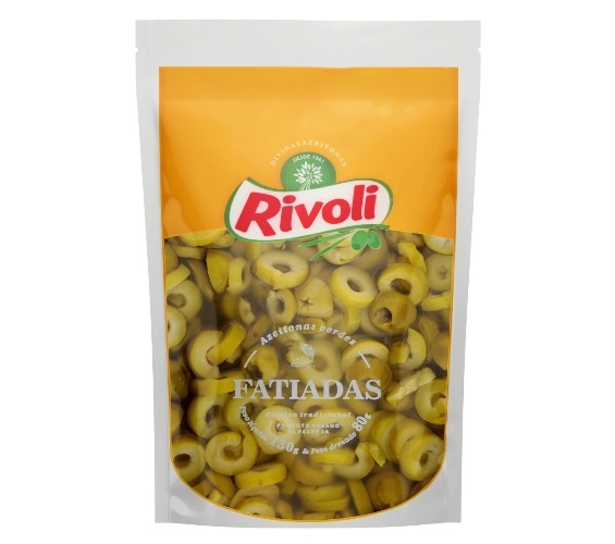 Azeitona Vidro Rivoli  Fatiado Sachê 80g