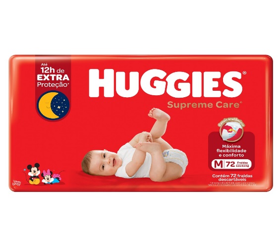 FRALDA DEC HUGGIES SUP CARE M