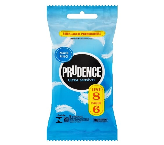 Preservativo Prudence Lubrificado Ultra Sensitive L8p6