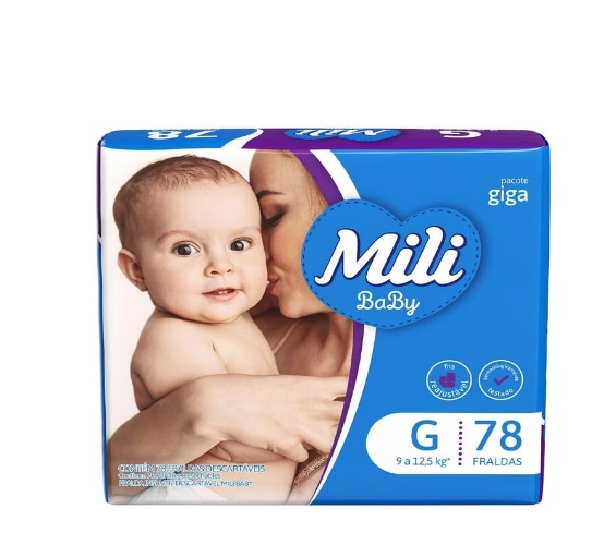 FRALDA DEC MILI BABY GIGA G