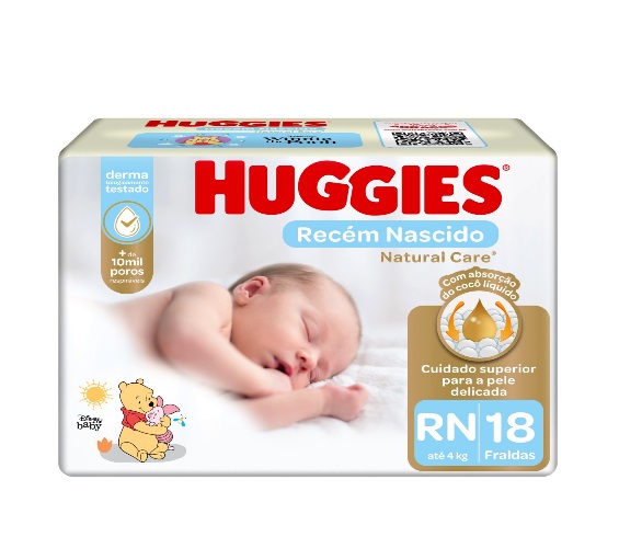 Fralda Descartável Infantil Huggies Supreme Care Recém-Nascido P Pacote 28 Unidades