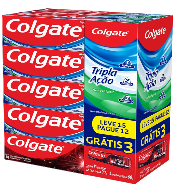 CR DT COLGATE TRIPLA ACAO GRT PACK 3 UN