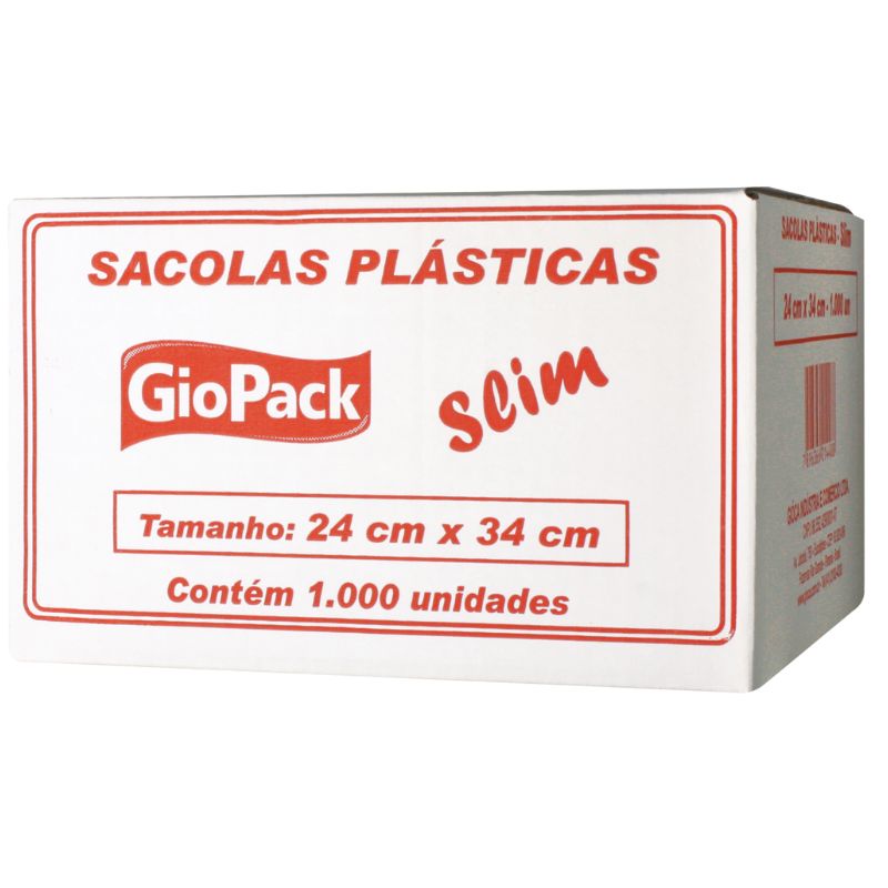 SACOLA GIOPACK BC LISA 24X34CM SLIM