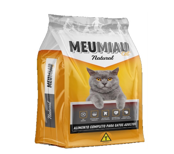 Ração MeuMiau Sabor Carne Natural 1 KG
