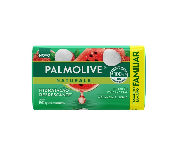 Sabonete Palmolive Natural Refrescante Melancia e Lichia 150g