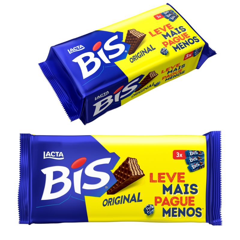Chocolate Lacta Bis ao Leite 302,4g