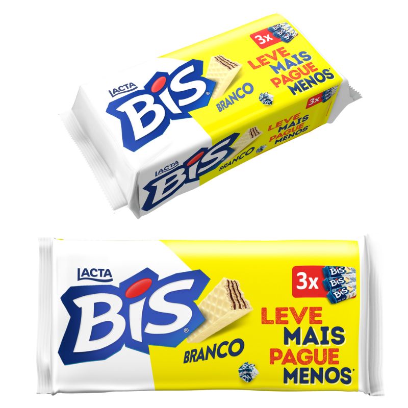 Chocolate Lacta Bis Branco 302,4g