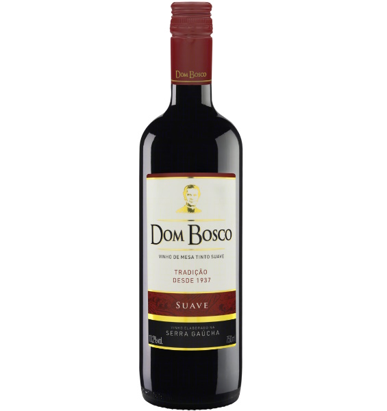 Vinho Nacional Dom Bosco Tinto Suave 750ml