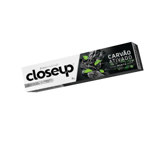 Creme Dental Closeup Carvão Ativado Menta 85g