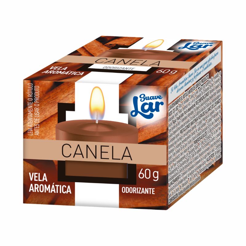 VELA AROMATICA SUAVE LAR CANELA