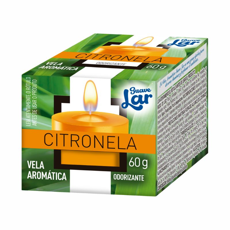 VELA AROMATICA SUAVE LAR CITRONELA