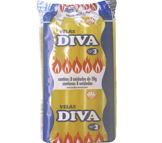 VELA DIVA 3 AMARELA