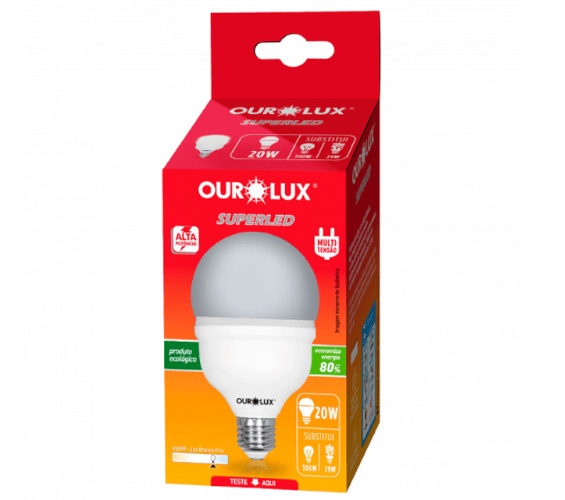 LAMPADA OUROLUX SUPERLED T20