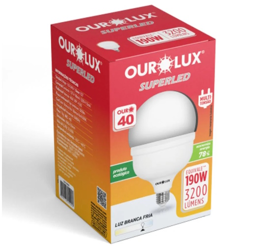LAMPADA OUROLUX SUPERLED T40