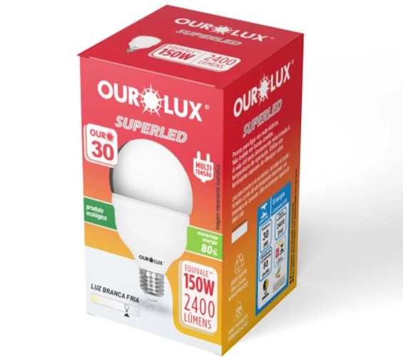 LAMPADA OUROLUX SUPERLED T30