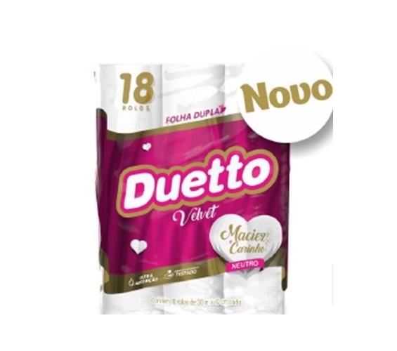 PAPEL HIG DUETTO VELVET FL DUPLA 30M