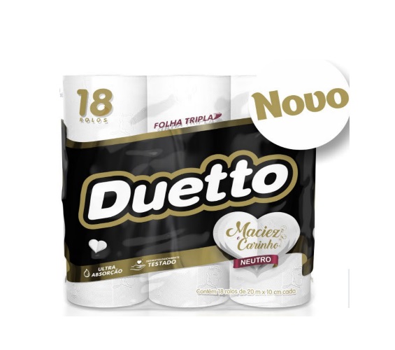 PAPEL HIG DUETTO NEUTRO FL TRIPLA 20M