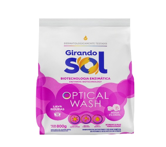 LAVA ROUPA PO GIRANDO SOL ROSA FLORAL PC
