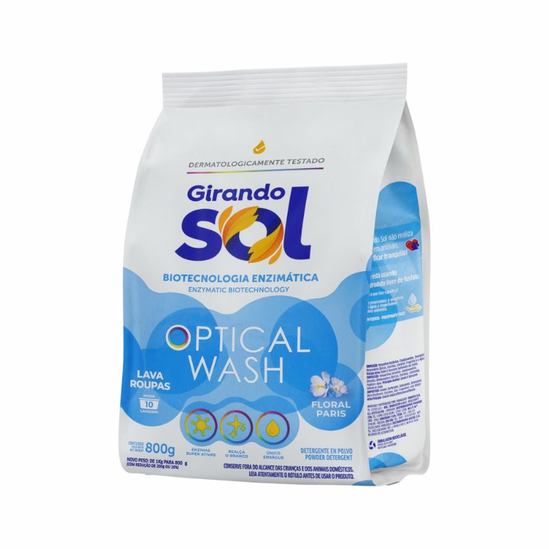 LAVA ROUPA PO GIRANDO SOL FLOR AZ PC