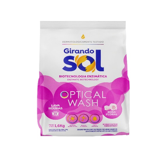 LAVA ROUPA PO GIRANDO SOL ROSA FLORAL PC
