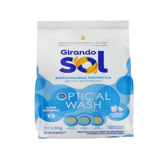 LAVA ROUPA PO GIRANDO SOL FLORAL PAR PC