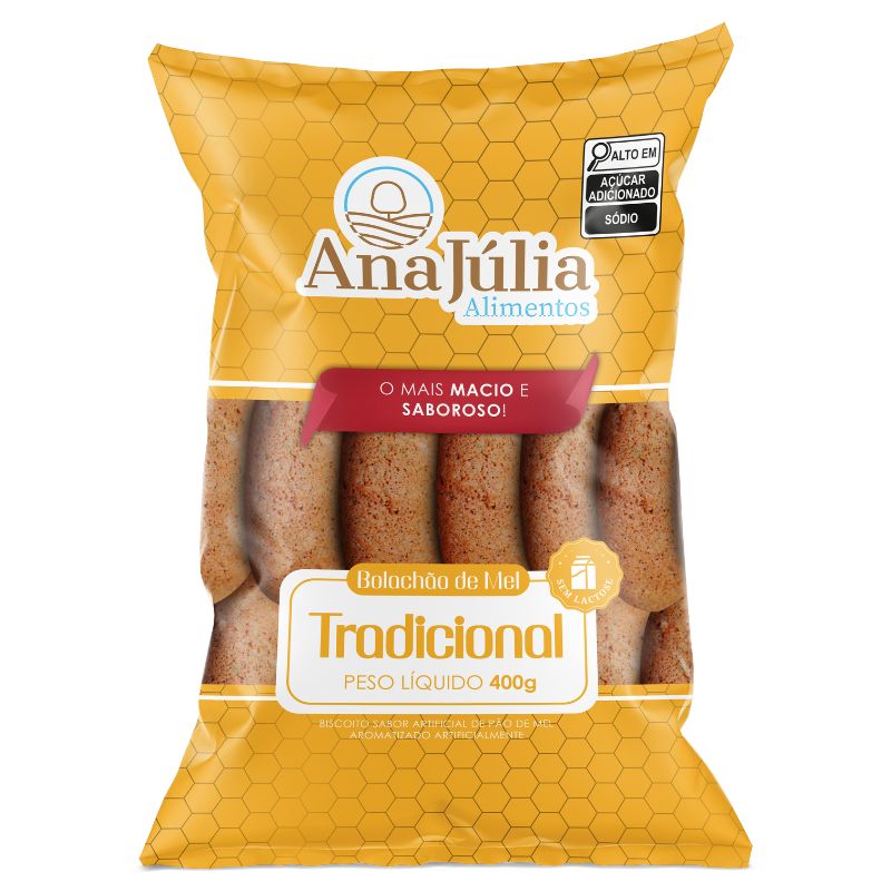 Bolachão de Mel Ana Júlia Tradicional 400g