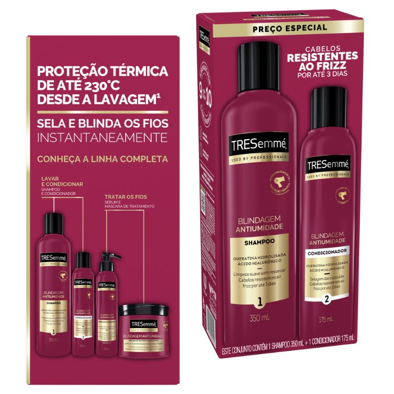 SH+COND TRESEMME BLINDAGEM ANTIUMIDADE