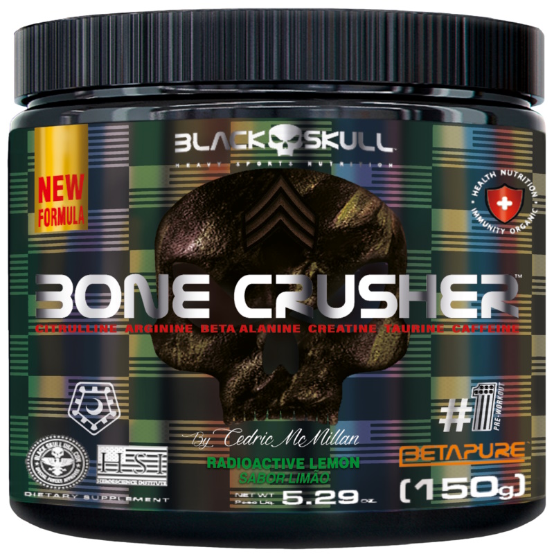 Suplemento Alimentar Black Skull Bone Crusher 150g