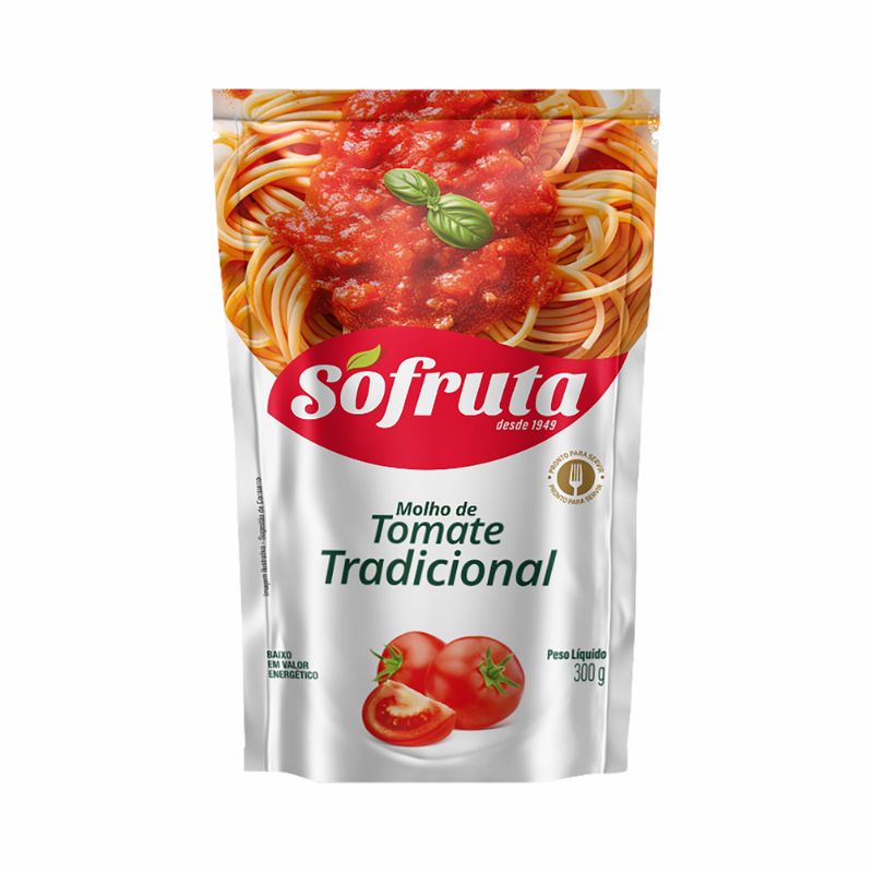 Molho De Tomate Sófruta Sachê 300g
