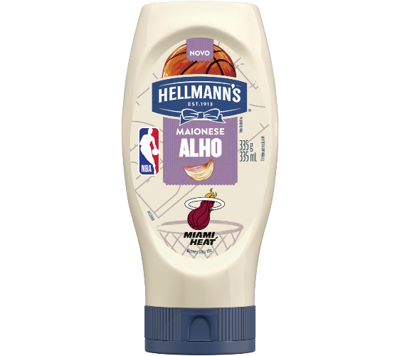 MAIONESE HELLMANN'S ALHO NBA MIAMI HEAT