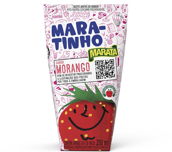 Refresco Mara-tinho sabor Uva 200ml