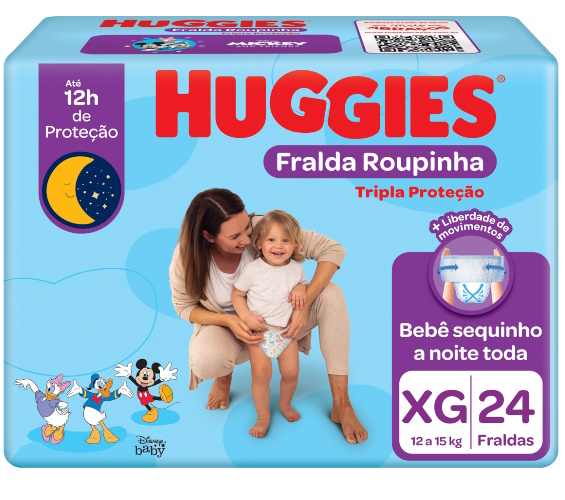 FRALDA DEC HUGGIES ROUP TRIP PROT XG