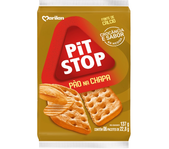 Biscoito Marilan Pit Stop Pão Na Chapa 137g