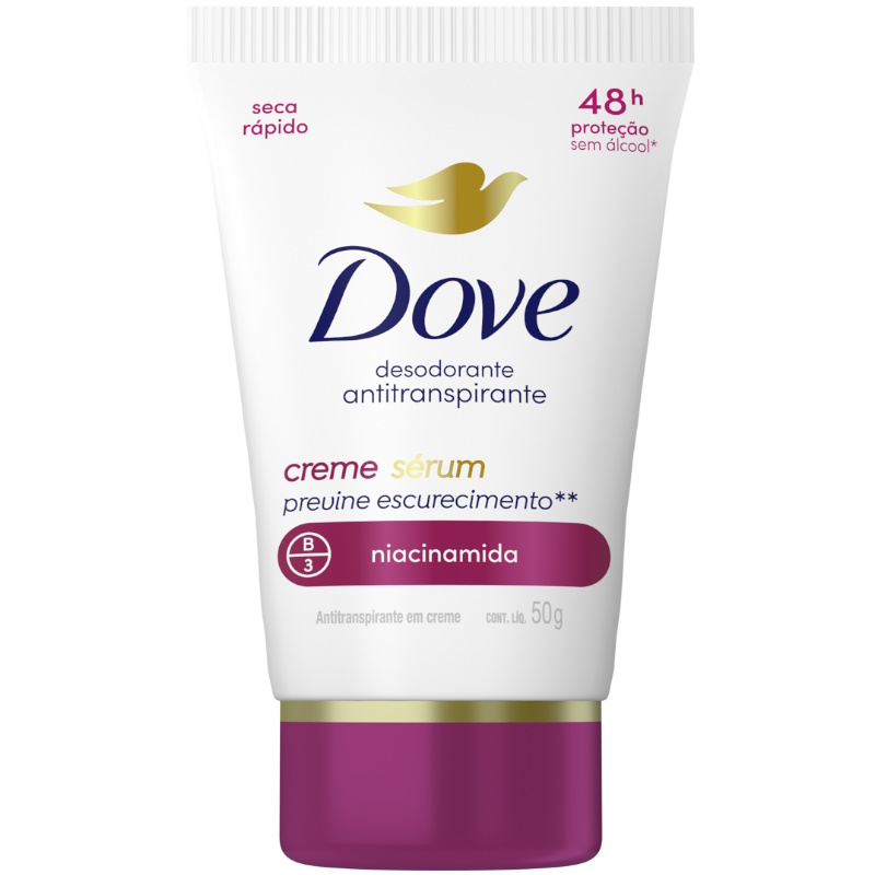 Antitranspirante Creme Sérum Dove Previne Escurecimento 50g