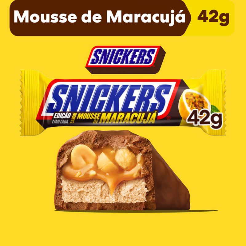 Chocolate Snickers Mousse de Maracujá 42g