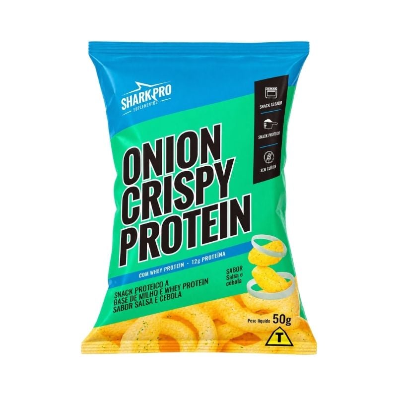 Salgadinho Shark Pro Onion Crispy 50g