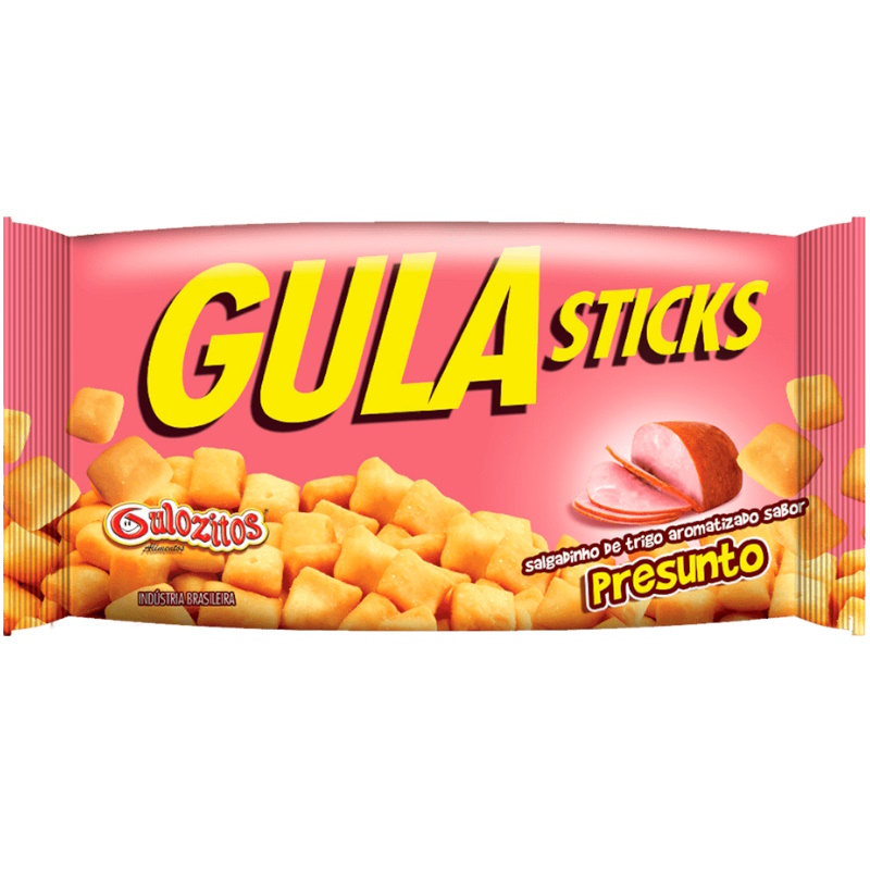 Salgadinho Gulozitos Gula Sticks Presunto 50g