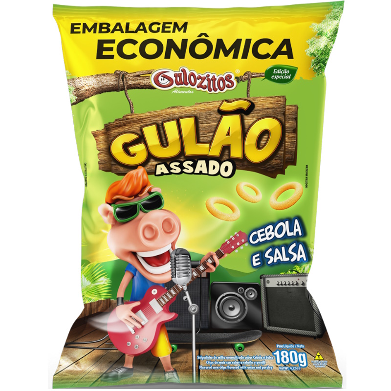 SALGADINHO GULOZITOS GULAO CEBOLA & SALS